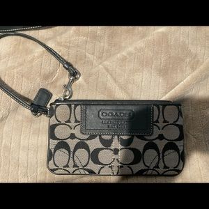 Coach Signature wristlet